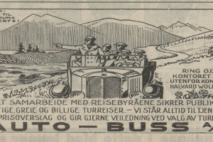 Bilde av Auto-Buss / annonse 1930